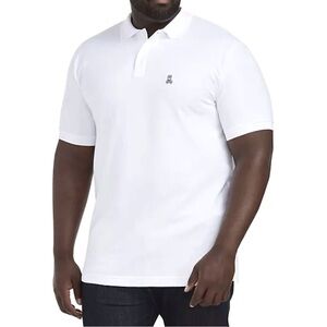 Psycho Bunny Mens Shirt Size 4XL Classic White Polo Pima Cotton Big And Tall